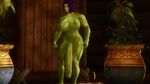  balls big_balls big_penis breasts dickgirl huge_balls huge_penis humanoid intersex muscular not_furry orc penis seline skyrim the_elder_scrolls video_games 