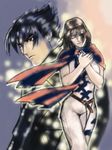  1boy 1girl kazama_jin kazama_jun tekken 