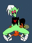  &lt;3 2017 alien animated balls bottomless breasts brown_fur clitoris clothed clothing crop_top digital_media_(artwork) female female_on_top fur grabbing_thighs green_skin hair hat humanoid invalid_tag legwear lord_dominator makeup male male/female minus8 on_top penis pussy running_shoes sex shirt socks under_boob vaginal wander wander_over_yonder white_hair 