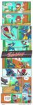  aura_sphere cart comic lucario masterploxy melee_weapon nintendo pawniard pok&eacute;mon pokemon_trainer_8 riolu scarf sword video_games weapon 