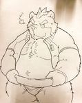  anthro ashigara bear male mammal muscular obese overweight simple_background solo suishou0602 sumo tokyo_afterschool_summoners 