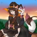  anthro canine clothed clothing collar duo elf fur girly hair hug humanoid looking_at_viewer male mammal manikanika smile 