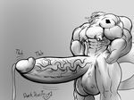  2017 anthro balls big_balls big_muscles big_nipples big_penis darkdorito draconer dragon forced greyscale hi_res huge_balls huge_muscles humanoid_penis hyper hyper_balls hyper_muscles hyper_penis ielga male monochrome muscular muscular_male newdraconergraffiti nipple_piercing nipples nude pecs penis piercing precum rape rape_face standing tattoo vein veiny_penis 