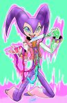  candy_gore clothing female gloves knife nightmaren nights nights_into_dreams not_furry simple_background smile solo video_games 