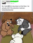  bear cartoon_network english_text grizzly_bear male mammal meme panda polar_bear text we_bare_bears 