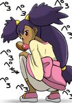  ass blush dark_skin hanya_(hanya_yashiki) hanyapunifu highres iris iris_(pokemon) nintendo penis pixiv_manga_sample pokemon resized tongue uncensored 