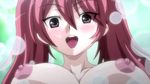  1girl breasts bubbles crab female large_breasts long_hair mon-musu_quest! nipples nude pigtails red_hair screencap smile 