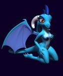  3d_(artwork) anthro breasts digital_media_(artwork) dragon earthwinddk2 equine friendship_is_magic horse is magic mammal my_little_pony nude pony princess_ember_(mlp) 