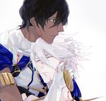  9tsumura arjuna_(fate/grand_order) black_hair blood brothers closed_eyes commentary_request dark_skin dark_skinned_male fate/apocrypha fate/grand_order fate_(series) gold_trim hug jewelry karna_(fate) male_focus multiple_boys pale_skin siblings white_background white_hair 