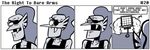  comic dialogue english_text eye_patch eyewear fangs fish machine marine mettaton muscular robot squatlord text undertale undyne video_games 