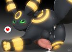  anus balls blush cum eeveelution feral green_eyes knot male nintendo paws penis pok&eacute;mon presenting shadowinfuzion solo spreading teasing umbreon video_games winick-lim 