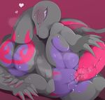  artist_request black_eyes furry pokemon pussy salazzle uncensored 