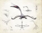  claws climbing flying inspecting invalid_tag pterosaur quetzalcoatlus reptile roaring scalie scary screech sketch study the_isle tongue 