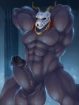  2018 5_fingers abs anthro balls barazoku biceps big_balls big_penis blush bna_v5 close-up demon elias_ainsworth erection eyes_closed fangs front_view horn huge_balls huge_penis humanoid_penis looking_at_viewer male manly muscular navel not_furry nude pecs penis pose presenting presenting_penis red_eyes sharp_teeth shy skull solo standing sweat teeth the_ancient_magus_bride thick_penis thick_thighs triceps vein veiny_penis 