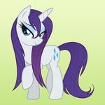  blue_eyes cutie_mark equine female feral friendship_is_magic hair horn long_hair mammal my_little_pony purple_hair rarity_(mlp) seductive smile solo unicorn wet wet_mane xelvanox 