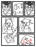  balls canine classroom comic cub disappointed drawing erection eyewear feline female fox glasses grin james_langkoch kailee_(x13) male mammal penis school seductive smile student teacher tiger x13 young 