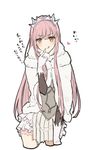 :q bad_id bad_pixiv_id cape crown fate/grand_order fate_(series) finger_to_mouth gloves highres long_hair looking_at_viewer medb_(fate)_(all) medb_(fate/grand_order) pink_hair pleated_skirt simple_background skirt smile solo teshima_nari thighhighs tongue tongue_out white_background white_gloves yellow_eyes 