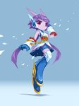  anthro boots clothed clothing dragon female footwear freedom_planet freedom_planet_2 gloves hair horn long_hair purple_eyes purple_hair sash_lilac signature simple_background solo tysontan video_games 