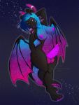  anthro balls breasts dickgirl dragon erection horn intersex looking_at_viewer nipples nude potionmastercernun smile solo thick_thighs wide_hips wings 