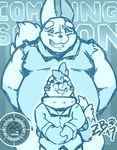  2017 anthro buizel clothed clothing comic duo english_text fur hair male male/male mammal nintendo obese overweight pok&eacute;mon simple_background size_difference slightly_chubby smile text video_games zangoose zestibone 