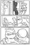  brick comic inside leonardo_(tmnt) male ninja raphael_(tmnt) reptile scalie sneefee teenage_mutant_ninja_turtles text turtle 