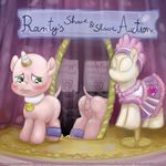  anus auction audience blush butt carousel_boutique chain chained clothing collar degradation dress exposed friendship_is_magic group humiliation mannequin mirror my_little_pony nipples puffy_anus pussy shaved slave smudge_proof stage sweetie_belle_(mlp) tears teats text 