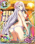  antenna_hair artist_request ass blue_eyes breasts card_(medium) character_name chess_piece covered_nipples flower fundoshi hair_flower hair_ornament high_school_dxd high_school_dxd_born japanese_clothes kimono large_breasts long_hair official_art rook_(chess) rossweisse silver_hair torn_clothes trading_card very_long_hair 