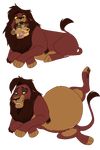  belly disney feline kovu lion male mammal the_lion_king vore 