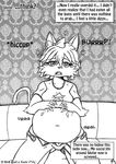  2016 abdominal_bulge breasts burping clothed clothing comic feline female mammal slightly_chubby viroveteruscy 
