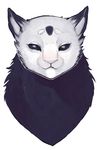  ambiguous_gender feline feral fur headshot looking_at_viewer mammal melamoryblack smile solo 