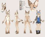  anthro ariyah feline female lynx mammal meg model_sheet solo 