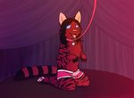  animated bell cat claws clothing collar feline hypnosis kazeesnep_(artist) leash mammal mind_control open_mouth pawpads paws penis stripes tongue tongue_out twitching underwear 