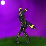  anthro breasts costume eeveelution female fox0808 living_suit mask neon nintendo pok&eacute;mon possession rubber suiting transformation umbreon video_games 
