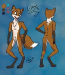  2017 anthro blue_eyes brown_fur butt fur invalid_tag male nude open_mouth simple_background smile solo white_fur 
