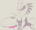  2018 ambiguous_gender feral monster nakoo patreon reptile scalie simple_background sketch snake solo 