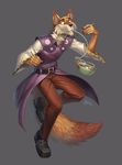  2017 anthro canine clothed clothing coyote kahito_slydeft_(artist) male mammal 