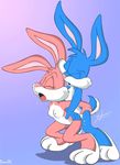  animated babs_bunny buster_bunny dam tiny_toon_adventures 