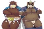  ashigara bear clothing fundoshi japanese_clothing juuichi_mikazuki mammal morenatsu slightly_chubby tokyo_afterschool_summoners underwear 