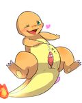 &lt;3 2016 animal_genitalia blush charmander claws cryodrgnate cum cumshot cute_fangs egg_vibrator ejaculation erection fire front_view genital_slit green_eyes hindpaw looking_pleasured male masturbation nintendo one_eye_closed open_mouth orgasm paws penis pok&eacute;mon reclining scalie sex_toy simple_background slit solo spread_legs spreading tapering_penis tongue tongue_out vibrator video_games white_background 