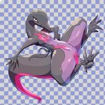  artist_request black_eyes furry pokemon salazzle tongue 