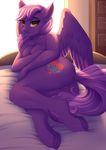  alacrity anthro bed breasts butt cutie_mark dock equine evehly fan_character female looking_at_viewer mammal my_little_pony nipples nude on_bed pegasus pussy smile solo wings 