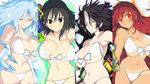  4girls asuka_(senran_kagura) bikini breasts homura_(senran_kagura) large_breasts miyabi_(senran_kagura) multiple_girls senran_kagura tagme yumi_(senran_kagura) 