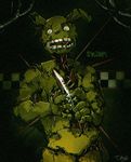  animatronic five_nights_at_freddy&#039;s five_nights_at_freddy&#039;s_3 machine robot springtrap_(fnaf) timetime726 video_games 