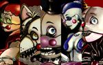  animatronic baby_(fnafsl) ballora_(fnafsl) bear canine ennard_(fnafsl) five_nights_at_freddy&#039;s fox funtime_foxy_(fnafsl) funtime_freddy_(fnafsl) humanoid machine mammal robot sister_location timetime726 video_games 