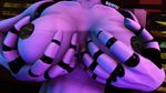  3d_(artwork) animatronic anthro armpits big_breasts bonnie_(fnaf) breasts digital_media_(artwork) female five_nights_at_freddy&#039;s five_nights_at_freddy&#039;s_2 machine mammal nipples razorsz robot shadowbonnie_(fnaf) source_filmmaker video_games 