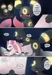  anal anal_penetration balls bed blush brother comic eeveelution feral feral_on_feral girly km-15 male male/male nintendo penetration penis pok&eacute;mon sex sibling sylveon text umbreon video_games 