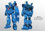  gundam_mk_ii mecha mechanical mobile_suit no_humans simple_background teikoku_jokyoku 