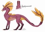  2016 ambiguous_gender daryabler feral hair hybrid model_sheet russian_text sergal solo standing text 