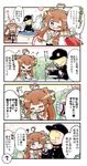  1girl 4koma admiral_(kantai_collection) comic commentary herada_mitsuru kantai_collection kongou_(kantai_collection) translated 