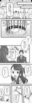  1girl andrew_hanbridge bad_id bad_pixiv_id building cage comic crossed_arms formal greyscale harry_potter highres kagari_atsuko little_witch_academia monochrome mouse nakajima_asuka necktie open_mouth school_uniform suit translation_request wand 